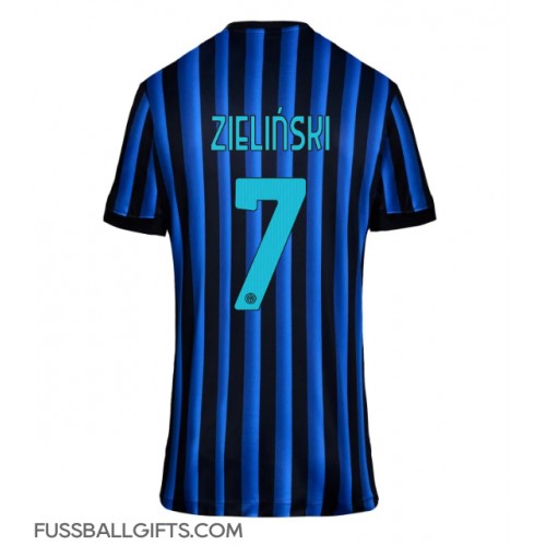Inter Milan Piotr Zielinski #7 Fußballbekleidung Heimtrikot Damen 2025-26 Kurzarm